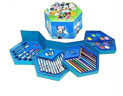 46 Pcs Painting Colour Kit For Kids, Fun Disney/cartoon Character Art Set(random Design Color)