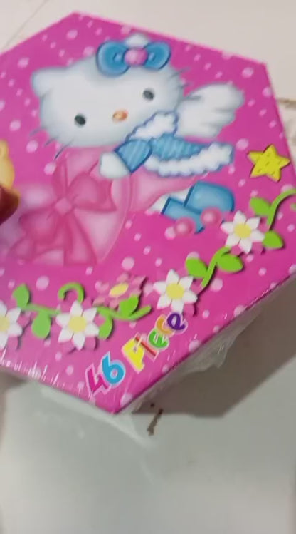 46 Pcs Painting Colour Kit For Kids, Fun Disney/cartoon Character Art Set(random Design Color)