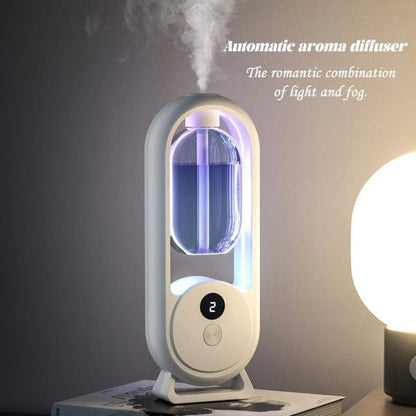 Rechargeable 5-mode Aromatic Diffuser – Timed Essential Oil Air Freshener For Bedroom, Living Room & Bathroom 50ml