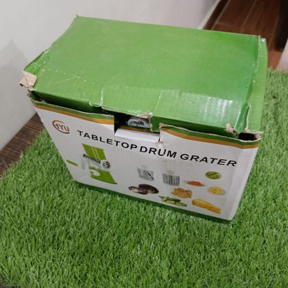 Tabletop Drum Grater | Manual Vegetable Cutter Slicer & Grater | Multi-functional Kitchen Gadget