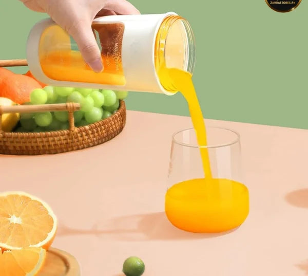 Usb Rechargeable Juicer Blender- 8 Blades- Mini Portable Personal Size Juicer 350 Ml